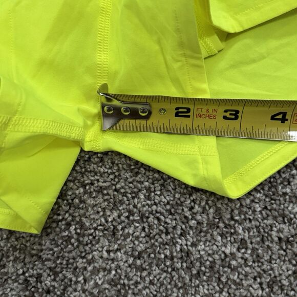 Lululemon Speed Up LR 2.5” Yellow Highlighter Neon Shorts Size 8 NWT - Picture 8 of 10